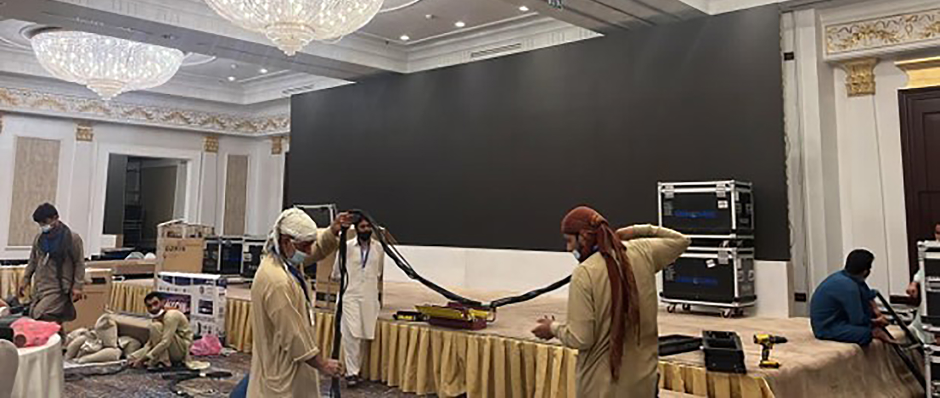 Indoor Rental LED screen P2.6 30sqm Saudi Arabia Dammam