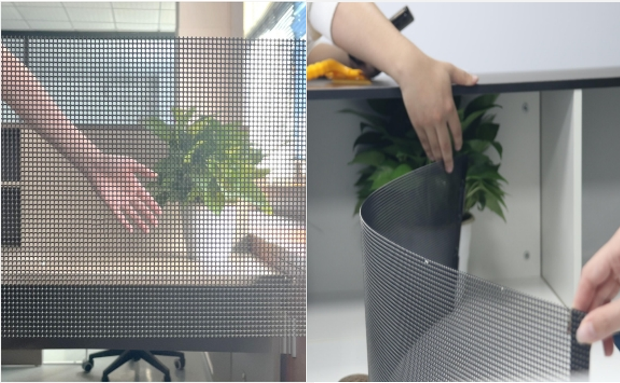 High light transmittance, light and bendable